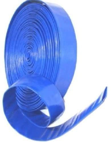 Flacher Gartenschlauch zur Bewässerung, 25 mm Innendurchmesser, 20 m lang, Blau