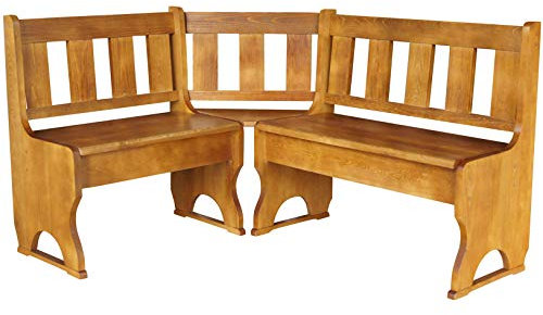 k koma Eckbank Kiefer MASSIVHOLZ NEU (Eiche, 160 x 160 cm)