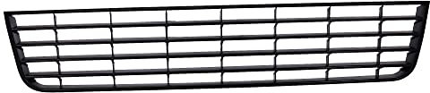 BESTPRICE Lüftungsgitter Stoßstange Stossstange Stoßstangengitter Gitter Grill Blende Stoßfänger Stossfänger vorne mitte, Schwarz, Metall, Auto, Grille, Lüftungsgitter