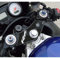 Resin Bike Adesivi Moto Compatibile con Yamaha R6 1999-2002. Protezione Forcella Sterzo da Urti e Graffi. Adesivo Resinato con Effetto 3D per Piastra Forcella Sterzo