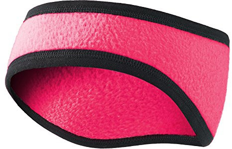 Ladeheid Herren Damen Fleece Stirnband Ohrenwärmer LA-204(Rosa,One Size)