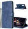 MRSTER Hülle für Realme 6 Pro, Vintage Dünne Handyhülle mit Standfunktion Kartenfächern Premium PU-Leder Tasche Flip Schutzhülle Kompatibel mit Realme 6 Pro. HX Retro Blue
