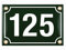 Placas de Dirección – Ceramica Numeros Casa Exterior Personalizada – 10x15 cm - Verde
