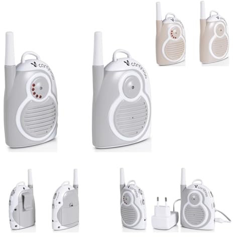 Cangaroo Babyphone Mommy´s Sense Reichweite bis 1,3 km, 2 Kanäle Batterieanzeige grau