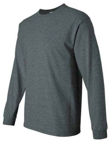 Gildan Long Sleeve T-Shirt Ultra Cotton (G24000)(Charcoal