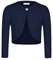 trudge Mädchen Pailletten Strickjacke Basic Bolero Kinder Glitzer Lange Ärmel Schulterjacke Bolerojäckche kurz Zum Kommunionkleid Taufkleid Navy Blau 130