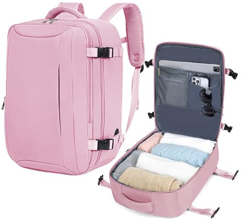 Sac a Dos Voyage Cabine Avion Valise Bagages Cabine 45x36x20 pour Easyjet Sac de Voyage pour Femme Homme