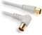 Bolwins P96cs - Cable Coaxial de Antena Satélite para HDTV, Ángulo de 90°, DVB-T2 Radio FM DAB - 1,5 m