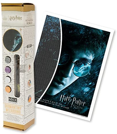 DIAMANTINY Harry Potter 21062 - Wizarding Art Medium Le Prince Mezzosang - Kit crée la mosaïque, activité Crystal Art, Diamond Painting, 1 toile 30 x 40 cm, multicolore