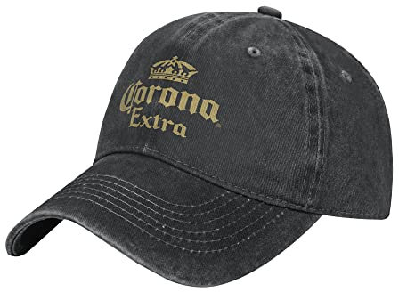 Kompatibel mit Corona Cowboy Hat Extra Baseball Cap Trucker Hat für Herren Damen Retro Denim Hats Dad Hat Verstellbare Sport Casquette Cap Geschenke