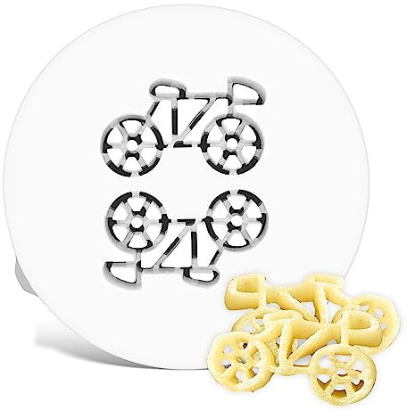 MY PASTA – Fahrrad – Nudelmaschinen-Scheibenmatrizen | Advance Pasta-Scheibenmatrize für hausgemachte Pastamaschine, kompatibel mit Philips Pastamaschine Serie 7000 | Philips | Pastamaschine