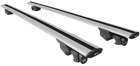acpar Kompatibel mit Dacia Lodgy (J92) 2012-2022 Hook Model Relingträger Dachträger Auto Gepäckträger Grau Aluminium 2 Stangen