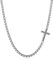 GAVU Collana catena Acciaio Inox con Charm Croce da Uomo 50cm