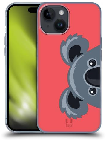Head Case Designs Koala Guckende Tiere Gelhülle [Militärischer Schutzgrad] Kompatibel Mit Apple iPhone 15 Und Kompatibel Mit MagSafe
