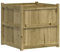 vidaXL Jardinière d'Extérieur, Lit Surélevé, Bac à Fleurs, Pot de Plantes, Boîte à Fleurs Jardin Patio Terrasse, 70x70x70 cm Bois de Pin Imprégné