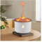 Trsaow Vulkan Luftbefeuchter, Luftfeuchtigkeitsgerät, Quallen und Flammen-Nebelmodus, 360 ml ätherisches Öl Diffusor mit Nachtlicht für Zuhause, Yoga, Büro, SPA