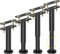 Alrens 4Pcs Pied de Lit, Pieds pour Sommier à Lattes, 15-25cm Pied de Lit Robuste Réglable, Pied de Support de Lit sans Perçage, Pied de Lit Liaison Pieds de Support de Lit Metallique Pieds