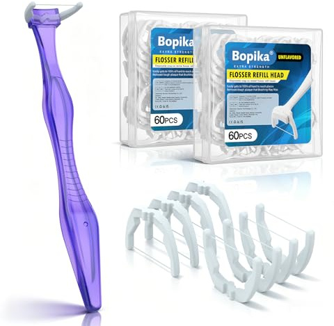 Bopika Kit di avviamento con filo interdentale a lunga portata
