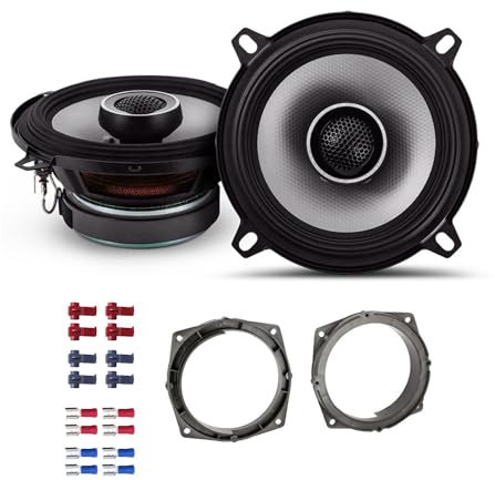 Alpine S2-S50 Auto Lautsprecher Boxen 340 Watt 13 cm 2 Wege Koax passend für Mitsubishi Colt (Z30/Z30G/Z3V) 2004-2012 Türen Front