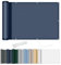 AXT SHADE Balkon Sichtschutz Wetterfest 90x600cm Balkonverkleidung Balkonabdeckung Balkonbespannung Blickdichte Windschutz und UV-Schutz mit Kabelbinder für Balkongeländer-Dunkelblau