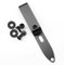 Kydex Gürtelclip Messerscheide Kit, Edelstahl Kydex DIY Holster Kit, Messer Clips Ersatz mit Schrauben, Universal Metall Gürtelclip für Messerscheiden, IWB Holster Gürtelclip (groß)