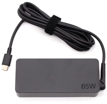 New USB C 65W Charger for Lenovo Chromebook C340 S330 S340 C630 C630-13 C630-13Q50 81JL s345 c340-11 s340-14, Yoga N23, Chromebook Touch 14e 14w flex 11 Laptop TYPE C Fast Power Adapter