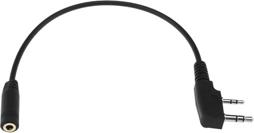 MODOVER TCK01 Transfer Connector Cable for Walkie Talkie and Mobile Phone Headset, Compatible with Kenwood 2-Pin Adapter, Designed for Use with RT21, RT22, RT27 Two-Way Radios
