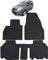 Auto Gummi Fußmatten Schwarz Premium Set für Renault Kangoo II 2008-2022