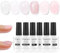 Vnicesli UV Nagellack Rubber Base, 6 Farben Rubber Base Coat Gel Nagellack Clear Milchig Weiß Rosa Nackt, Soak-Off Shellac Unterlack Für Nägel UV Lack Gel Nägel Maniküre - Kit Nummer 09