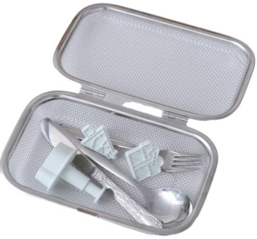 ShiPRRYa Spülmaschine Biegerkorb Häftstäbchen Korb Edelstahl Geschirrspüler Korb feinem Mesh -Stäbchenhalter für Spülmittel Utensilokbon für Schaufeln Gabeln Stäbchen