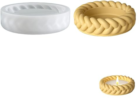 Xevinas Lumiora Snowball Kerze Beige mit Holzdocht – Handgemachte Sojawachs Duftkerze Jean Len Bal Mumu | Besondere Tischdeko Kerzen Groß Yankee | Für Hochzeit Einzug Geschenkidee (A)