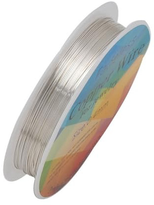 Jewellery Wire,Thin Wire,Silver Wires for Jewellery Making,Jewellerys Wires for Jewellerys Making,0.2MM,for Bracelet Necklace DIY Accessories Craft Beadings(Bright Silver)
