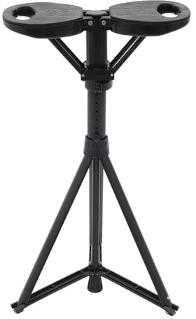 Canne de marche portable réglable - Bâton de marche multifonction - Tabouret pliant - Avec siège et sac de transport - Pour la randonnée et les activités de plein air - Design ergonomique