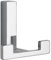SIRO Mantelhaken Doradus 1 Breite 70 mm, Höhe 61 mm, ZN verchromt poliert