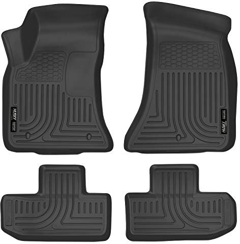 Husky Liners Weatherbeater | Passend für Dodge Challenger, vordere und zweite Reihe Liner - schwarz, 3 Stück | 99171