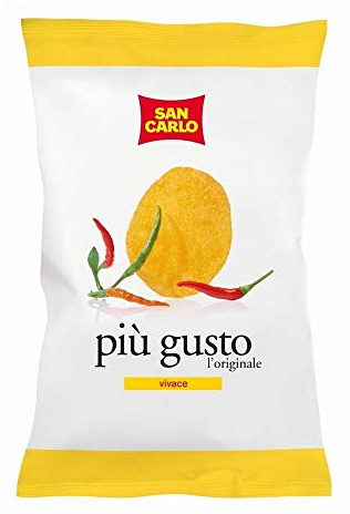 Patatine sancarlo piu' gusto vivace gustose pezzi 15 gr 70 (073141)