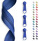 Slantastoffe 5 m Chiusura Lampo Infinita, Spirale 3 mm + 15 cursore/Cerniera 32 Colori, Merce al Metro