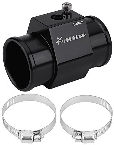 Qiilu Sonde Température De L'eau Tuyau Jauge Radiateur Durite Capteur Adapteur(38mm)