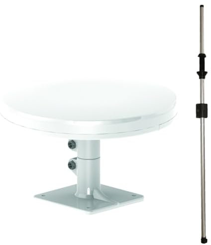 Antarion Antenne TNT OMNIPROPLUS 38dB + Mat Traversant Camping Car Caravane