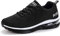 frysen Chaussure Sport Homme Femme Air Baskets Confortable Trail Coussin d'air Trainer Fitness Mode Running Sneakers Black 39