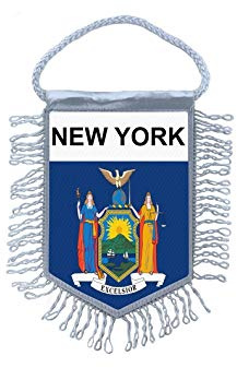 Akachafactory Wimpel mini Flagge Fahne flaggen miniflagge New York usa