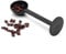 KingbeefLIU Spoon 2 in 1 Plastic Coffee Powder 10g Measuring Scoop Tamper Espresso Spoon Utensil Black