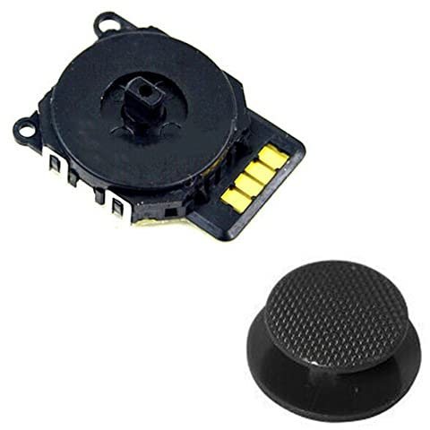 Genérico Joystick Analogico Compatible para Sony PSP 2000 Series (2001, 2002, 2003, 2004, 200X) Color Negro