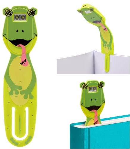 Flexilight wiederaufladbare Leselampe | 2 in 1 Lesezeichen Buch Licht | LED Clip On Leselampe | Kinder und Erwachsene Buchlampe | Buchzubehör | Geschenk für Leser, Buchliebhaber