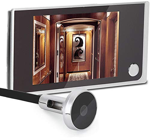 Jadeshay Unidad de Visor de Puerta, Mirilla Digital LCD de 3,5 de 120 Grados, Visor de Fotos, Ojo de Gato electrónico Visual