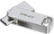 PNY 128GB Duo LINK USB 3.2 Typ-C Dual Flash Drive für Android-Geräte und Computer - Externer mobiler Speicher für Fotos, Videos und mehr - 200MB/s