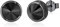 Schwarze Ohrringe für Herren 925 Sterling Silber Schwarze Ohrstecker Punk Gothic Ohrringe Hypoallergen Schwarzer Schmuck Geschenke für Damen
