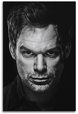 Dexter Poster, dekoratives Gemälde, Leinwand, Wandposter und Kunstdruck, modernes Familienschlafzimmer-Dekor-Poster, 30 x 45 cm