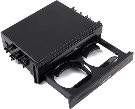 Auto Schubladen Aufbewahrungsbox, 175x125x45mm 1DIN Universal Kunststoff Auto Radio Blende Ablage Fach Staufach Car Tool Organizer Doppelschubladen Taschen Box Kofferraum Veranstalter Für SUV LKW RV