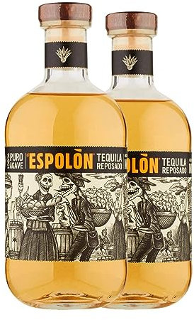 Tequila Espolón Reposado 70 cl (Caja de 2 Botellas de 70 cl)